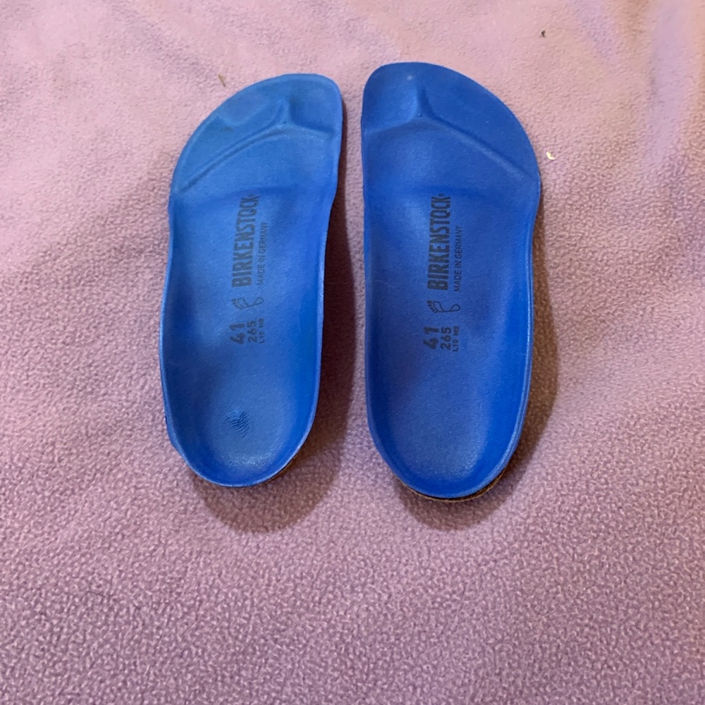 Birkenstock Vibrant Blue Footbeds